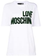 Love Moschino Loose-fit Logo T-shirt - White