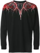 Marcelo Burlon County Of Milan - Worr Long-sleeve T-shirt - Men - Cotton - M, Black, Cotton