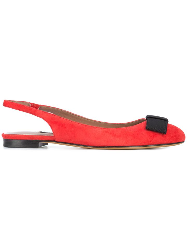Tabitha Simmons Sling-back Ballerinas - Red