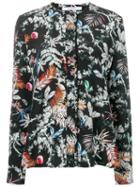 Derek Lam 10 Crosby Wallpaper Floral Print Blouse - Black