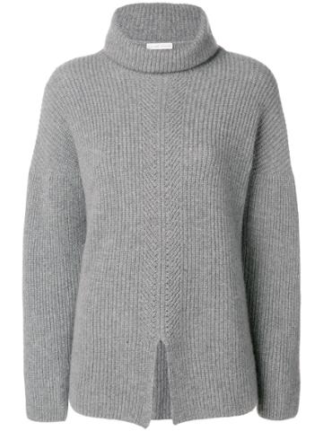 Borgo Asolo Front Slit Jumper - Grey