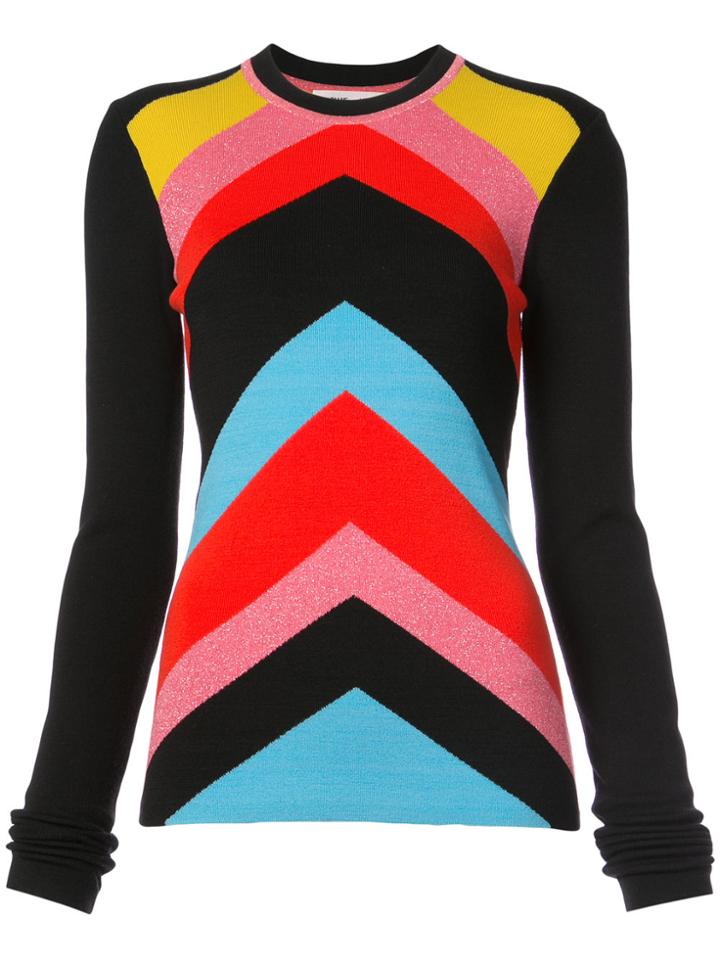 Diane Von Furstenberg Crew Neck Sweater - Black