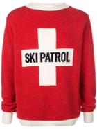 The Elder Statesman 'ski Patrol' Cashmere Sweater - Red