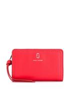 Marc Jacobs Logo Plaque Wallet - Red