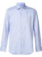 Simeone Napoli Classic Shirt, Men's, Size: 41, Blue, Cotton