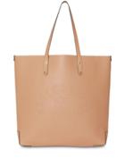 Burberry Embossed Crest Tote - Brown