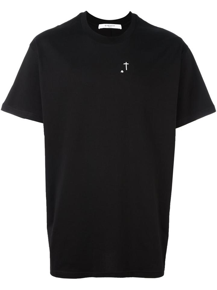 Givenchy Crucifix Embroidered T-shirt