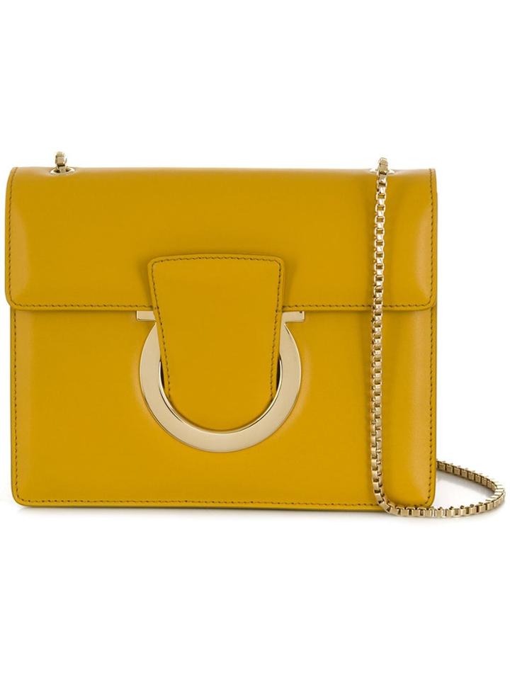 Salvatore Ferragamo Thalia Crossbody Bag - Yellow