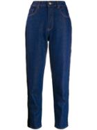 Just Cavalli Velvet Trim Jeans - Blue