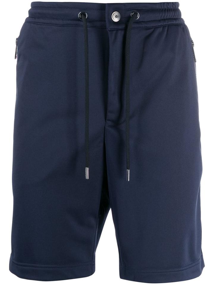 Versace Jeans Button Sweat Shorts - Blue