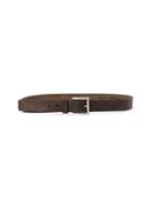 Ivo Scunzani - Hammered Belt - Men - Leather - M, Brown, Leather