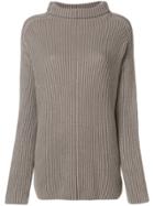 Iris Von Arnim Roll Neck Jumper - Nude & Neutrals