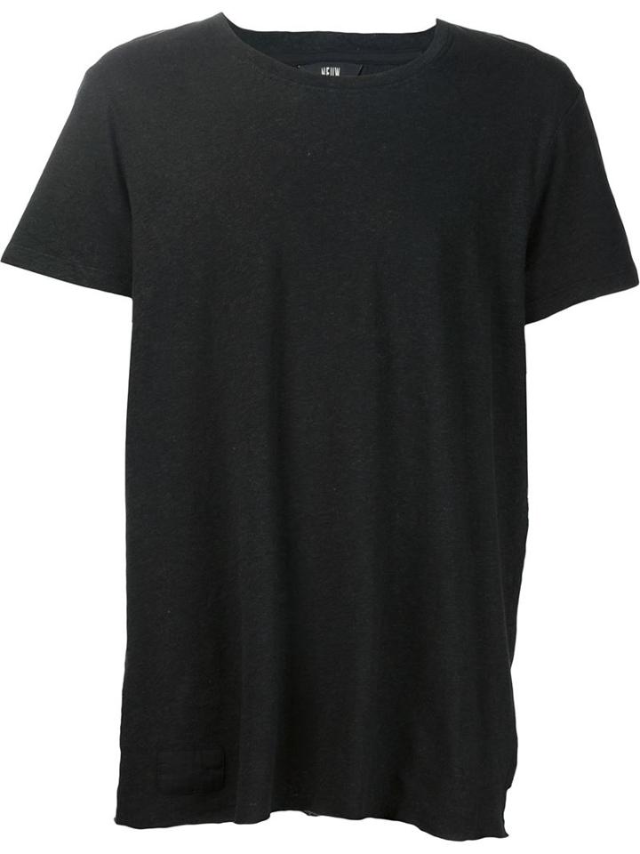 Neuw Custom T-shirt, Men's, Size: M, Black, Linen/flax/cotton