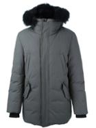 Mackage 'edward' Coat, Men's, Size: 50, Grey, Nylon/cotton/racoon Fur
