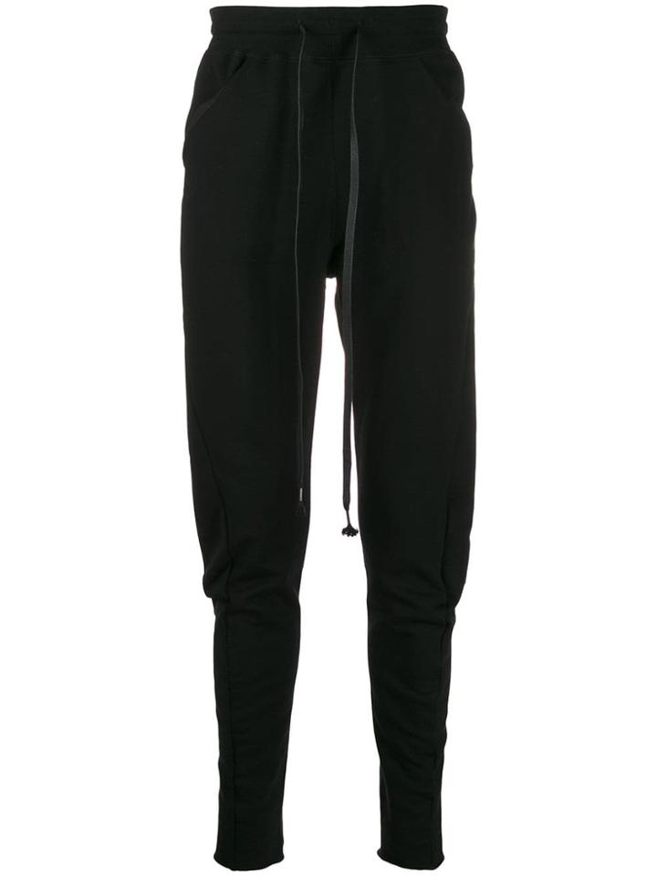 The Viridi-anne Drawstring Tracksuit Trousers - Black