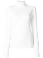 Calvin Klein 205w39nyc Fitted Turtle Neck Top - White