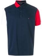 Tommy Hilfiger Contrast Collar Polo Shirt - Blue