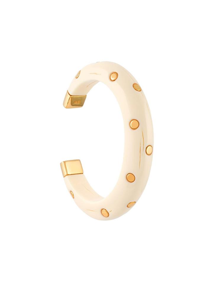 Aurelie Bidermann 'caftan Moon' Dots Bracelet - Nude & Neutrals