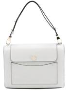 Emporio Armani - Structured Shoulder Bag - Women - Leather - One Size, Women's, Grey, Leather
