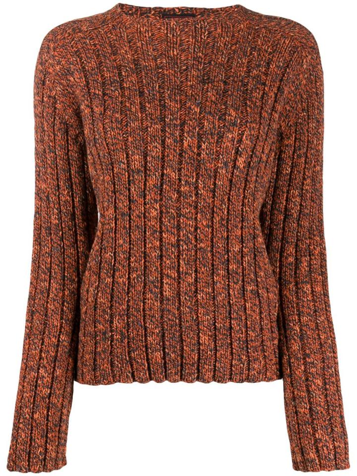 Jean Paul Gaultier Pre-owned 1990s Knitted Jumper - Orange