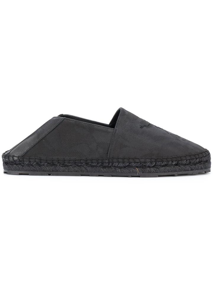 Alexander Mcqueen Dancing Skeleton Espadrilles - Black