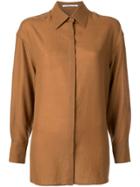 Agnona Concealed Fastening Shirt - Brown