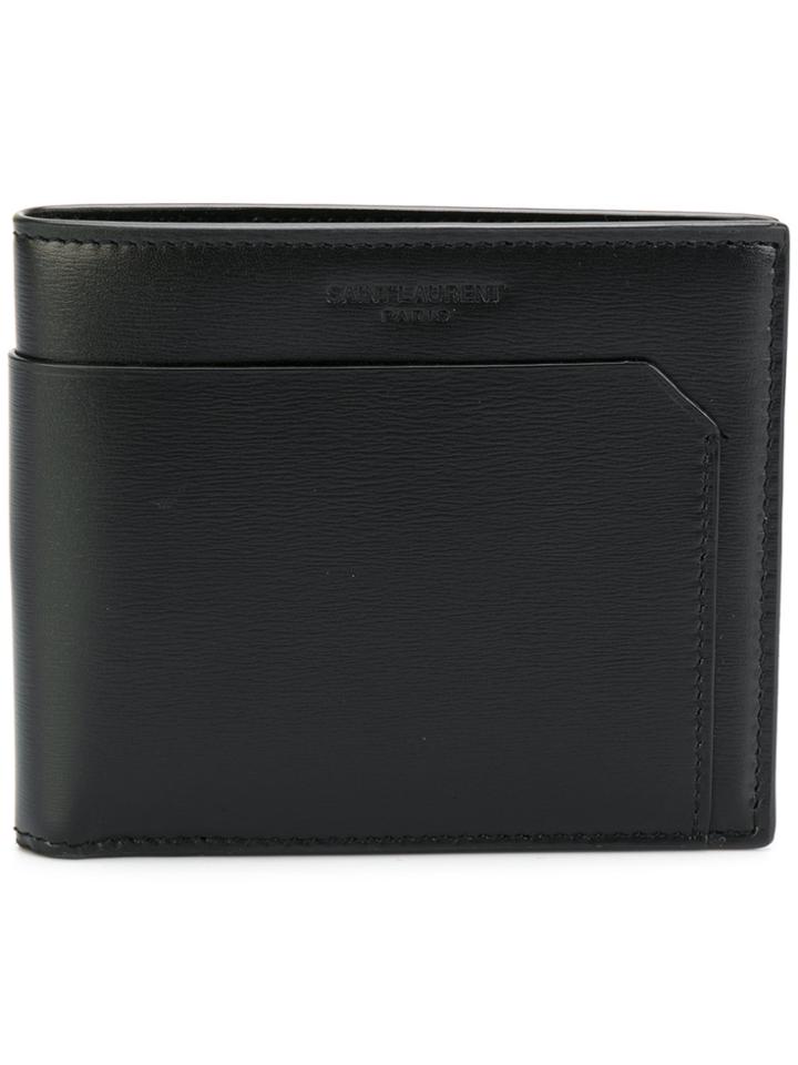 Saint Laurent Classic Fragments East/west Wallet - Black
