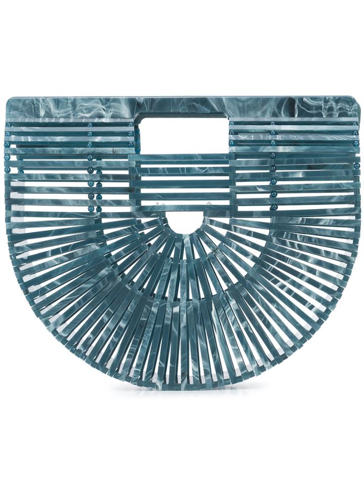 Cult Gaia Small Ark Clutch - Blue