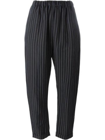 Lucio Vanotti Pinstriped Tapered Trousers