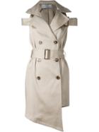 Wanda Nylon Sleeveless Trench Coat