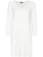 Han Ahn Soon V-neck Knit Dress - White
