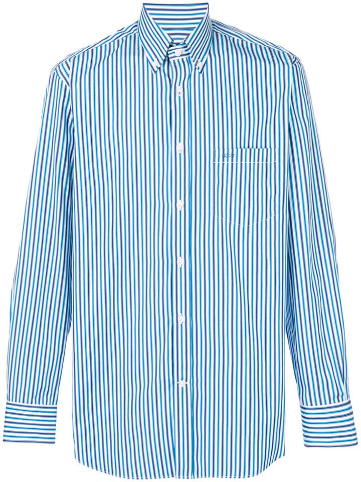 Paul & Shark Chest Pocket Striped Shirt - White