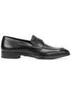 Giorgio Armani Monogram Classic Loafer - Black