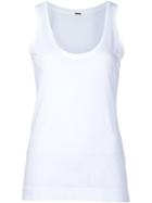 Adam Lippes Scoop Neck Tank Top, Women's, Size: Medium, White, Cotton