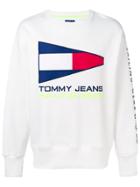 Tommy Jeans Embroidered Sweatshirt - White