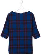 Bellerose Kids Checked Dress, Toddler Girl's, Size: 4 Yrs, Blue