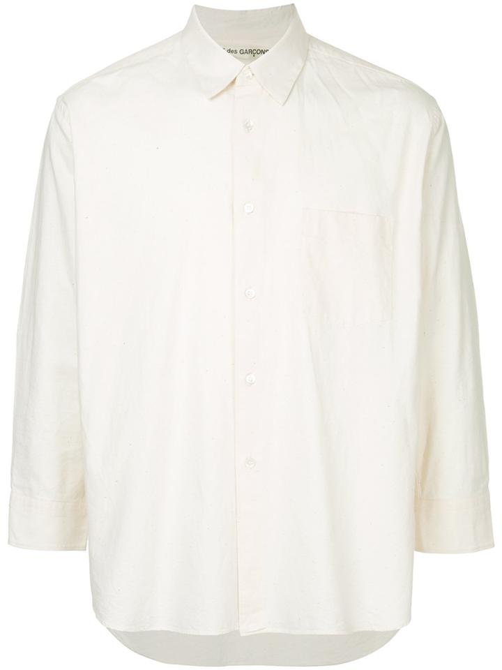 Comme Des Garçons Vintage Tiger Embroidery Shirt - Nude & Neutrals