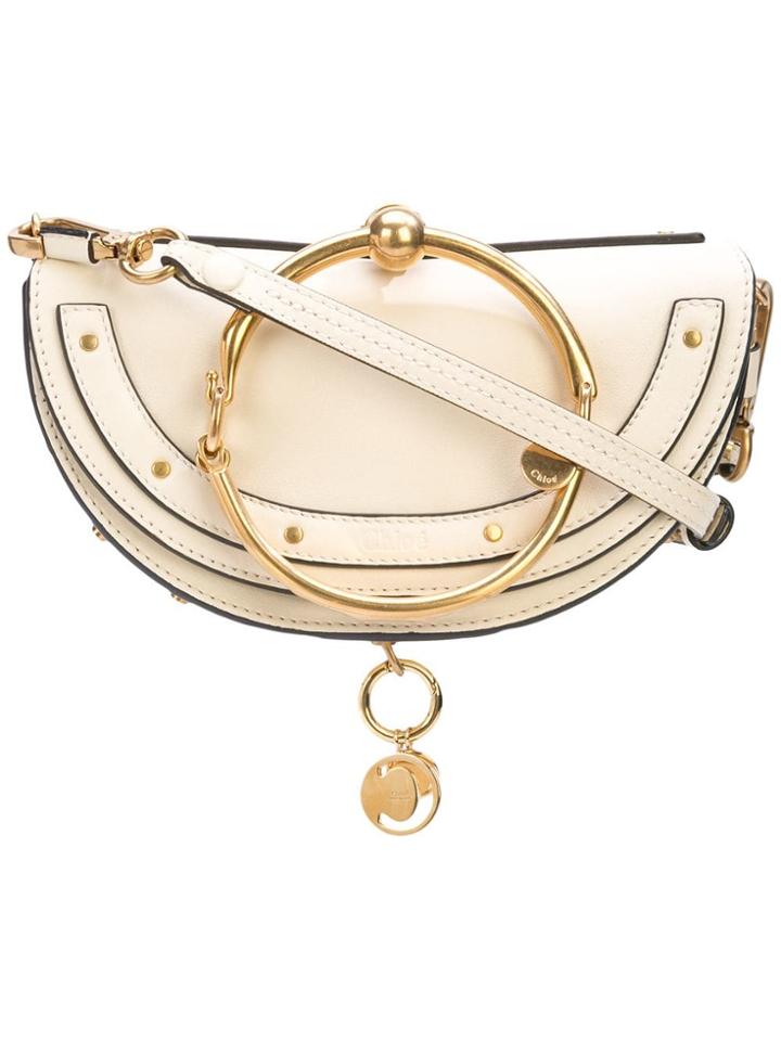 Chloé Nile Minaudière Handbag - White