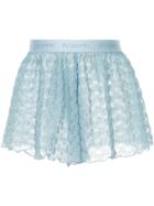 Missoni Lace Logo Shorts - Blue