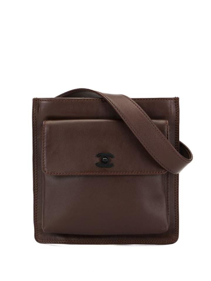Chanel Pre-owned Logo Plaque Belt Bag - Brown