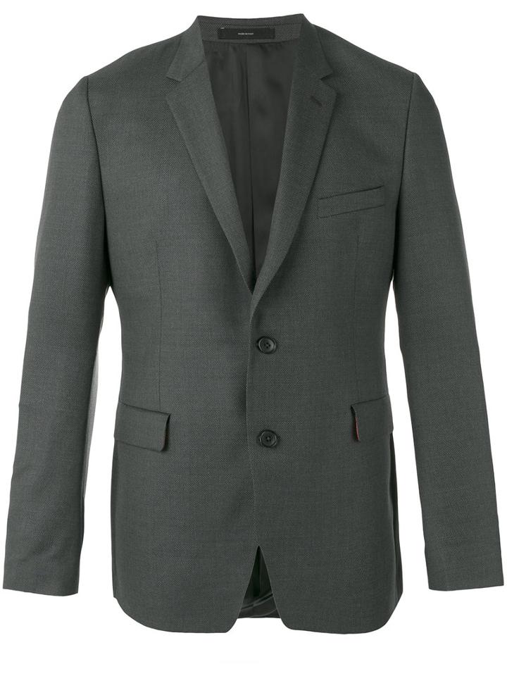 Paul Smith Two-button Blazer, Men's, Size: 46, Grey, Wool/cupro