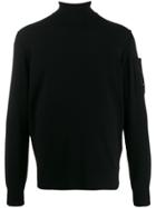 Cp Company Roll Neck Sweater - Black