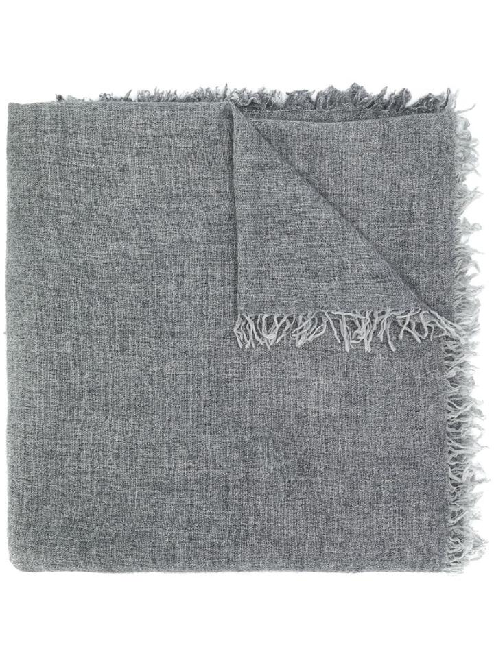 Faliero Sarti Cashmere Blend Scarf - Grey