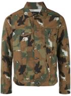 Paura - Camouflage 'jose' Jacket - Men - Cotton - L, Green, Cotton