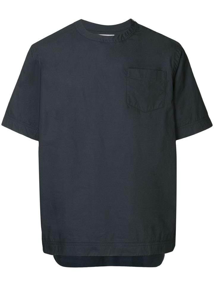 Sacai Tailored T-shirt - Blue
