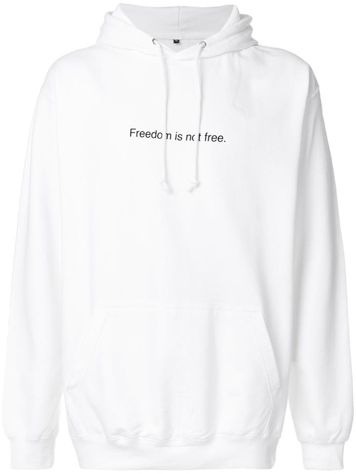 F.a.m.t. Freedom Is Not Free Hoodie - White