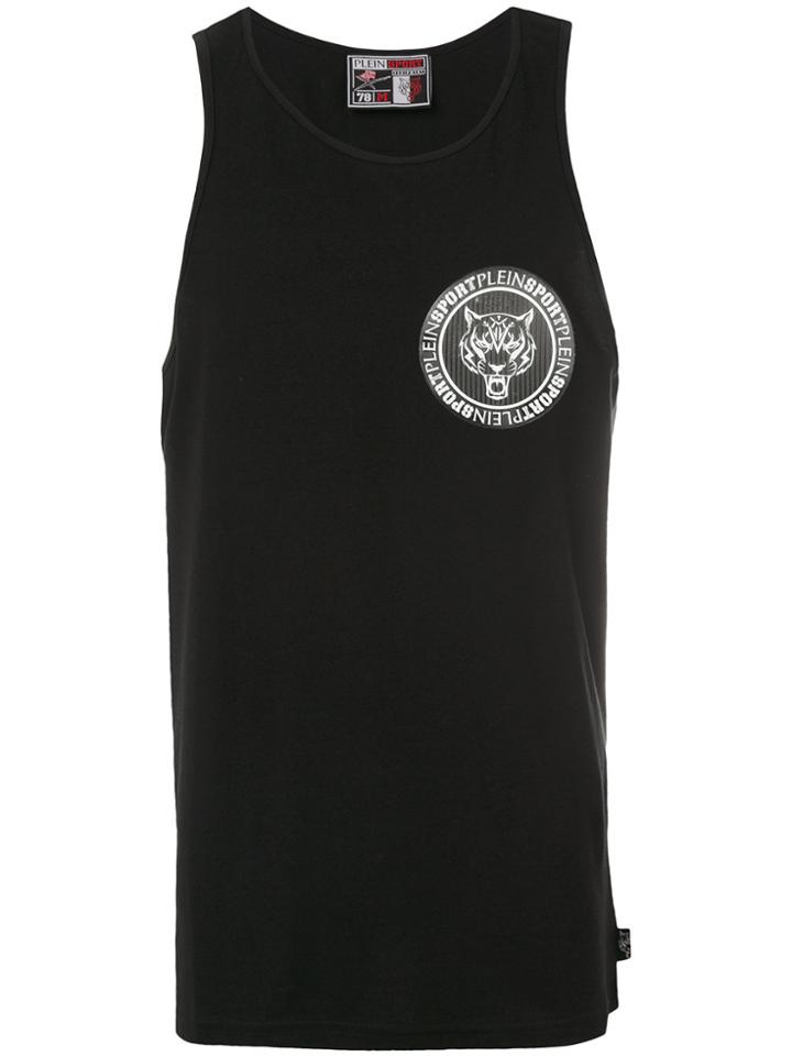 Plein Sport Printed Tank Top - Black