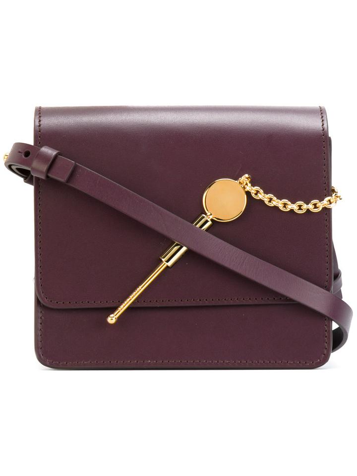 Sophie Hulme - Small Key Crossbody Bag - Women - Leather - One Size, Red, Leather