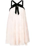 Philosophy Di Lorenzo Serafini Contrast Flared Dress - Pink & Purple