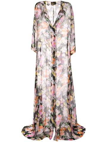 Lelloue Flared Sleeve Kaftan Lelloue - Black